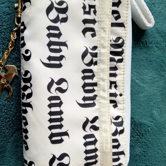 L.A.M.B. White and Black Wallet - Picture 8 of 8